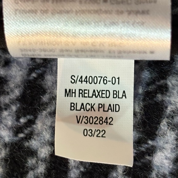 Old Navy Black and White Checkered Coat NWT - Picture 6 of 11